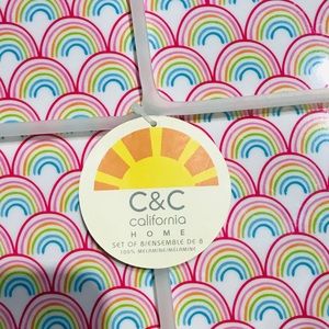 Anthropologie Dining - 8pk - Anthropologie C&C California Rainbow Plates Anthropologie Dining - 8pk - Anthropologie C&C California Rainbow Plates